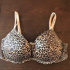 Cheetah push up bra